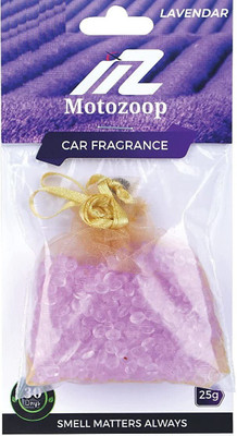 MOTOZOOP Solar Perfume refills Hanging Car Fragrance Crystal Eva Beads (Lavender) Car Freshener Diffuser Solar Perfume refills Hanging Perfume Car Fragrance Air Freshener Car Aroma car perfumes Car fresheners Crystal Eva Beads (Lavender)(25 g)