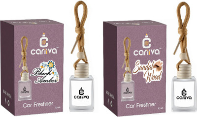 Cariiva BLACKAMBER-SANDALWOOD Car Freshener Diffuser CR_02(2 x 10 ml)
