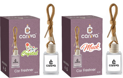 Cariiva CRYSTAL-MUSK Car Freshener Diffuser CR_02(2 x 10 ml)