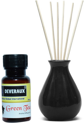 DEVERAUX Green Tea Diffuser Set Green tea 20ml Black diffuser(20 ml)