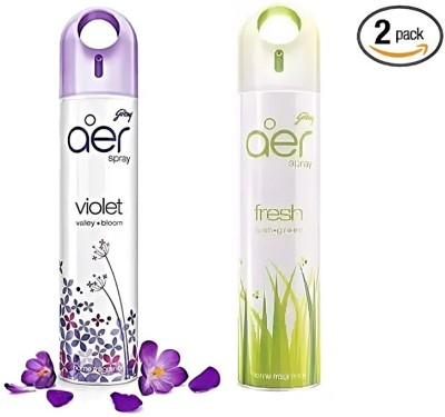 Godrej Violet Valley Bloom, Fresh Lush Green Spray(2 x 220 ml)