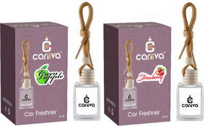 Cariiva GREEN APPLE - STRAWBERRY Car Freshener Diffuser CR_02(2 x 10 ml)