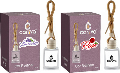 Cariiva LAVENDER-ROSE Car Freshener Diffuser CR_02(2 x 10 ml)