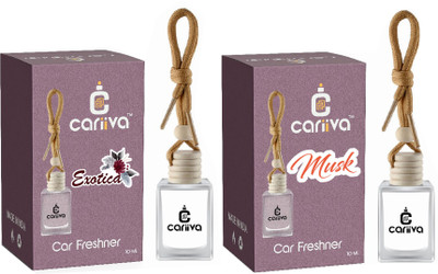 Cariiva EXOTICA-MUSK Car Freshener Diffuser CR_02(2 x 10 ml)