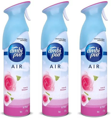 Ambipur Rose, Blossom Spray Rose & Blossom Air Freshner - 3Pcs A05(3 x 275 g)