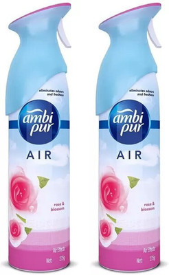 Ambipur Rose, Blossom Spray Rose & Blossom Air Freshner - 2Pcs A02(2 x 275 g)