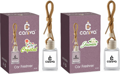 Cariiva CRYSTAL-JASMINE Car Freshener Diffuser CR_02(2 x 10 ml)