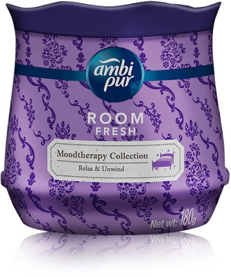Ambipur Lavender Car Freshener Spray Room Fresh Moodtherapy Relax & Unwind 180g Pack 1(180 g)
