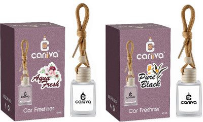 Cariiva AQUAFRESH-PUREBLACK Car Freshener Diffuser CR_02(2 x 10 ml)