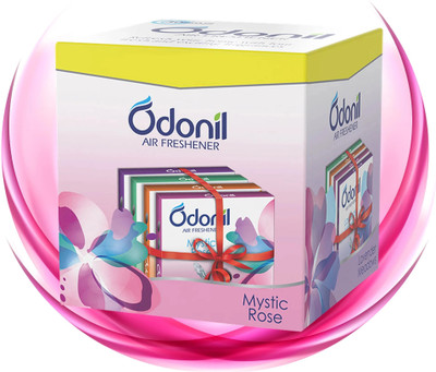 Odonil Bathroom Air Freshener | Assorted Blocks | Mixed Fragrance | Long Lasting Odour Blocks Bathroom Air Fresheners | Assorted Blocks | Mixed Fragrance | Long Lasting Odour(4 x 72 g)