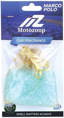 MOTOZOOP Solar Perfume refills Hanging Car Fragrance Crystal Eva Beads (Marcopolo) Car Freshener Diffuser(25 g)