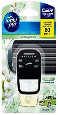 Ambipur exotic jasmine Car Air Freshener Starter Kit (7.5 ml) Car Freshener Spray exotic jasmine Car Air Freshener Starter Kit (7.5 ml)(7.5 g)