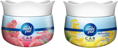 Ambipur RELAXING ROSE, RELAXING LEMON Spray REFRESHING ROSE & LEMON CAR FRESHNER *2PC(2 x 75 g)