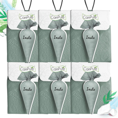 CamPure Insta Cone Bhimseni (Pack of 6) Room, Car and Air Freshener & Mosquito Repellent Potpourri Camphor Insta Cone Bhimseni (Pack of 6) Room, Car and Air Freshener & Mosquito Repellent(6 x 1 Units)