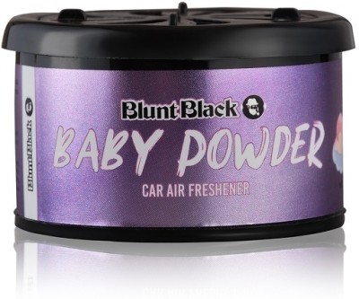 Zed Black Blunt Black – Baby Powder Car Air Freshener (Pack Of 1) (40g) Car Freshener Blocks(40 g)