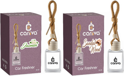Cariiva JASMINE-SANDALWOOD Car Freshener Diffuser CR_02(2 x 10 ml)