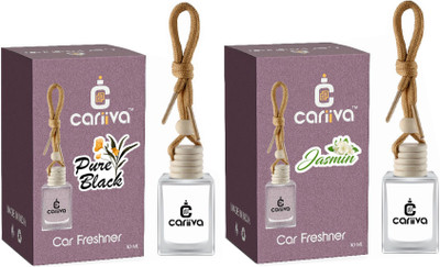 Cariiva JASMINE-PUREBLACK Car Freshener Diffuser CR_02(2 x 10 ml)