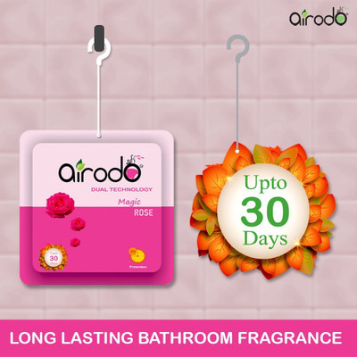 Magic Rose Air Room Freshener Power Pocket Gel, Fragrance Scents for Bathroom Blocks