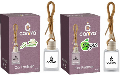 Cariiva JASMINE - GREEN APPLE Car Freshener Diffuser CR_02(2 x 10 ml)