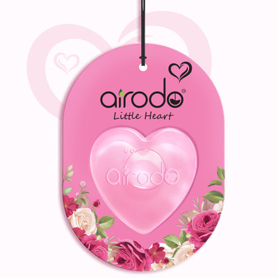 AIRODO Pink Petal Car Freshener Diffuser Little Heart Car Hanging Air Freshener | Lasts 30 Days | Car Accessories(7.5 ml)