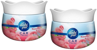Ambipur ROMANTIC ROSE Car Freshener Spray CAR FRESHER ROMANTIC ROSE EACH 75G PACK OF 2(2 x 75 g)