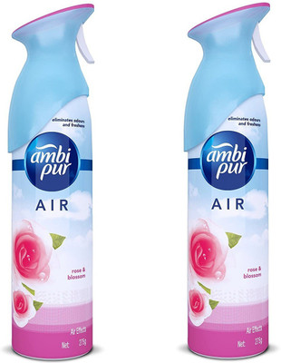 Ambipur rose Car Freshener Spray Rose & Blossom Room Freshener (275g)*2pc(2 x 275 ml)
