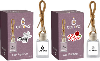 Cariiva ROSE-SWEETAIR Car Freshener Diffuser CR_02(2 x 10 ml)