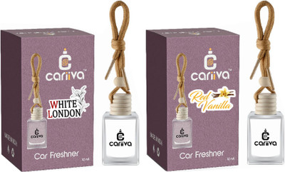Cariiva WHITE LONDON - RED VANILLA Car Freshener Diffuser CR_02(2 x 10 ml)