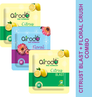 AIRODO Air Freshener Power Pocket Gel | Skin Friendly Assorted Mix Scents Refill Air Freshener Power Pocket Gel | Skin Friendly Assorted Mix Scents(3 x 10 g)