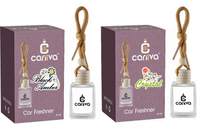 Cariiva BLACKAMBER-CRYSTAL Car Freshener Diffuser CR_02(2 x 10 ml)