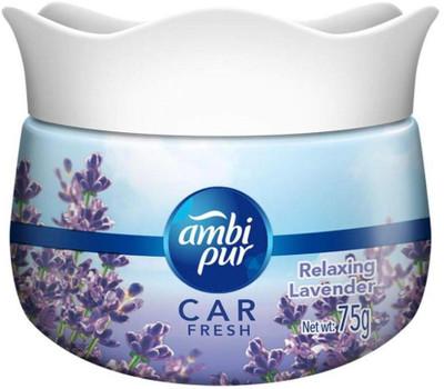 Ambipur Relaxing Lavender Car Freshener Spray Car perfume gel lavender 75g(75 g)