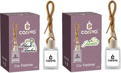 Cariiva BLACKAMBER-JASMINE Car Freshener Diffuser CR_02(2 x 10 ml)