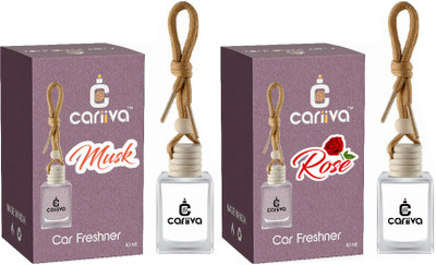 Cariiva MUSK-ROSE Car Freshener Diffuser CR_02(2 x 10 ml)