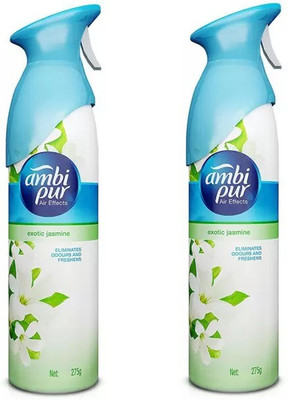 Ambipur Jasmine Car Freshener Spray Exotic Jasmine Air Freshner - 02(2 x 275 g)