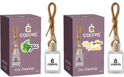 Cariiva GREEN APPLE - RED VANILLA Car Freshener Diffuser CR_02(2 x 10 ml)