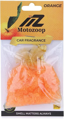 MOTOZOOP Solar Perfume refills Hanging Car Fragrance Crystal Eva Beads (Orange) Car Freshener Diffuser Solar Perfume refills Hanging Perfume Car Fragrance Air Freshener Car Aroma car perfumes Car fresheners Crystal Eva Beads (Orange)(25 g)