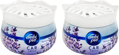 Ambipur Relaxing Lavender Car Freshener Spray Car perfume gel lavender 75g(2 x 75 g)