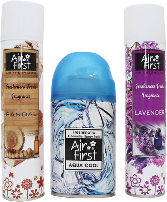 Air first SANDAL, AQUA COOL, LAVENDER Spray AF-S+AC+L-1(3 x 283.33 ml)