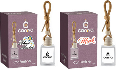 Cariiva BLACKAMBER-MUSK Car Freshener Diffuser CR_02(2 x 10 ml)