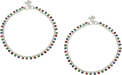 HIGH TRENDZ Dazzle Collection Alloy Anklet(Pack of 2)
