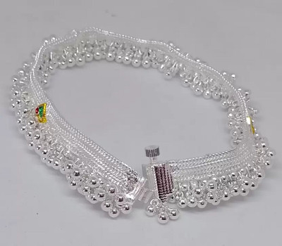 AamNa Enterprises Alloy Anklet(Pack of 2)