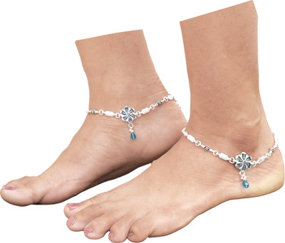 NIFTER Alloy Anklet(Pack of 2)