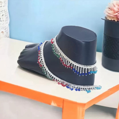 AamNa Enterprises Indian Payal Pajeb Designer Fancy Collection Alloy Anklet