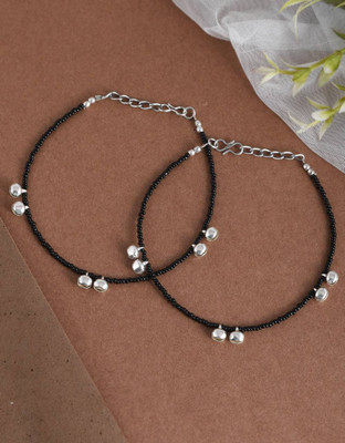 AGASTYA CREATIONS Alloy Anklet(Pack of 2)