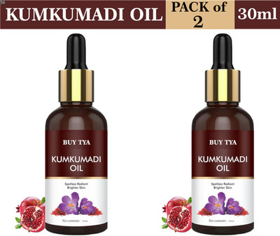 Buy TYA Kumkumadi oil 30ml x2 pack to glow skin and fade marks(60 ml)