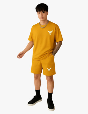 Wrodss Tshirt Regular Shorts Co-ords Set