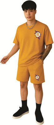 Wrodss Tshirt Chino Shorts Co-ords Set