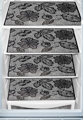 REVEXO Fridge Mat(Width: 32 cm, Multicolor, Transparent)