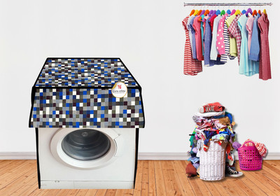 GURU-ISHMA Front Loading Washing Machine  Cover(Width: 53.34 cm, multicolour)