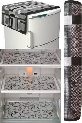 Flipkart SmartBuy Refrigerator  Cover(Width: 64 cm, White)